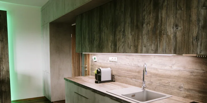 Apartmán v Jeseníkách: vlastní vířivka, masážní křeslo i možnost luxusní snídaně