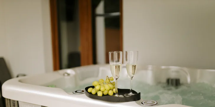 Apartmán v Jeseníkách: vlastní vířivka, masážní křeslo i možnost luxusní snídaně