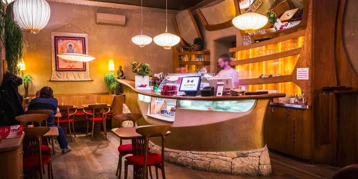 Degustační vegetariánské menu pro dva v srdci Prahy: předkrm, hlavní chod i dezert