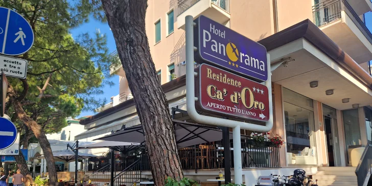 Italské Jesolo: 3* hotel přímo u pláže a snídaně či polopenze