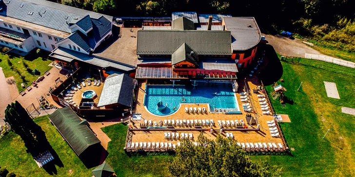 Relaxační pobyt v Lázních Lúčky s procedurami a vstupem do venkovních bazénů