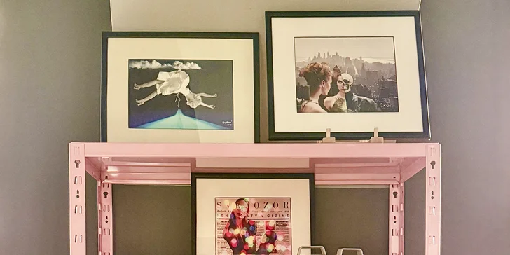 Nápoj a dort podle výběru nebo kolážování v kreativní kavárně pro 1 nebo 2 osoby