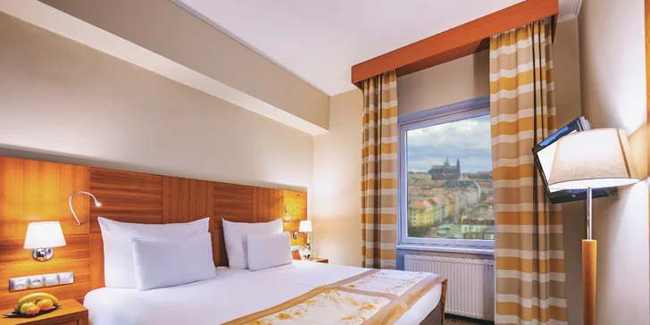 Legendární Grand Hotel International v Praze: pobyt se snídaní i michelinskou večeří, skvělá dostupnost do centra