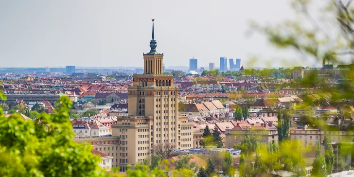 Legendární Grand Hotel International v Praze: pobyt se snídaní i michelinskou večeří, skvělá dostupnost do centra