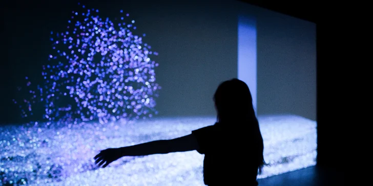 Galerie digitálního a audiovizuálního umění Lumia s celým nově otevřeným patrem