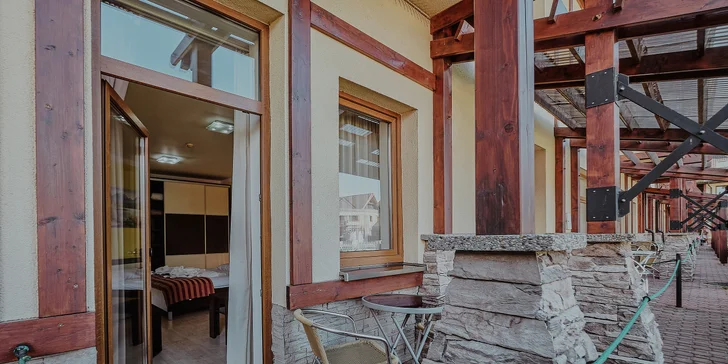 Pobyt v apartmánovém studiu v areálu Vodního parku Bešeňová se slevou na vstupy