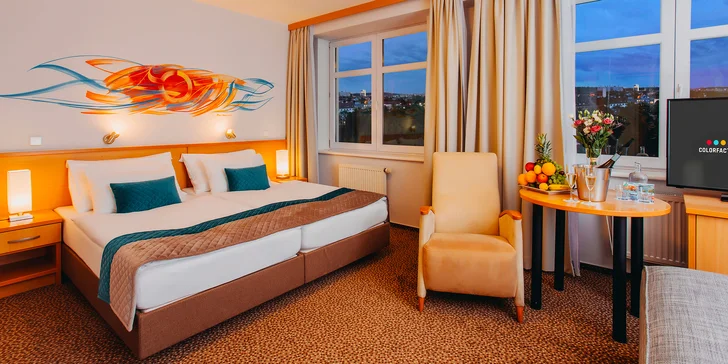 4* pobyt v moderní pražské čtvrti: hotel se snídaní, wellness i fitness, karta výhod