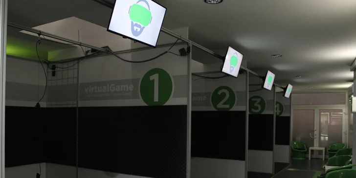 Virtuální realita: zažijte jiný druh zábavy pro malé i velké, 50-200 min. až pro 8 osob