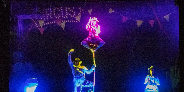 Vstupenka na divadelní představení Alenka v říši divů v černém divadle