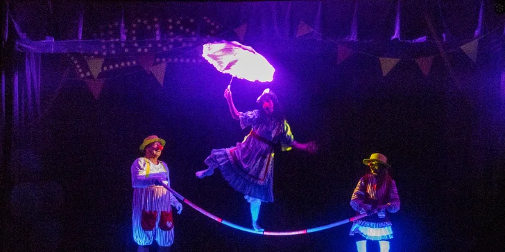 Vstupenka na divadelní představení Alenka v říši divů v černém divadle