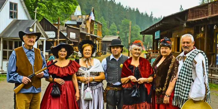 Léto v Šiklandu: pobyt ve westernovém městečku s programem až pro 4 osoby, všední dny
