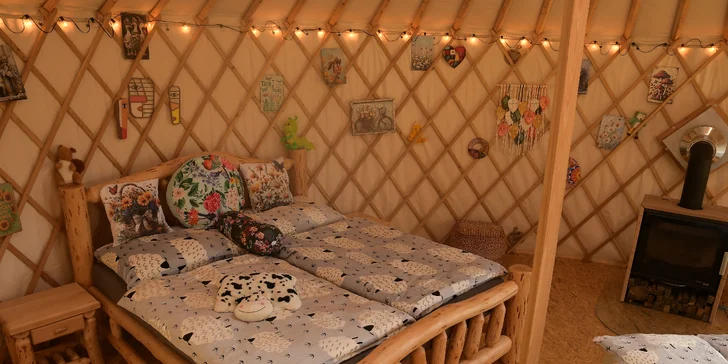 Jurta v Toulavě: areál statku uprostřed přírody a vyžití pro děti