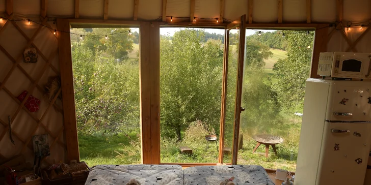 Jurta v Toulavě: areál statku uprostřed přírody a vyžití pro děti