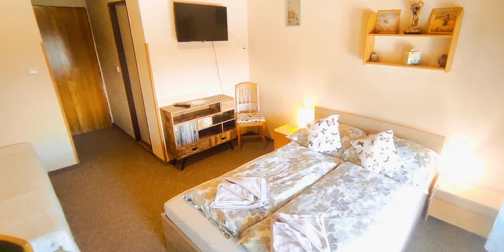 Krkonošská pohádka: penzion se snídaní či polopenzí, možnost wellness