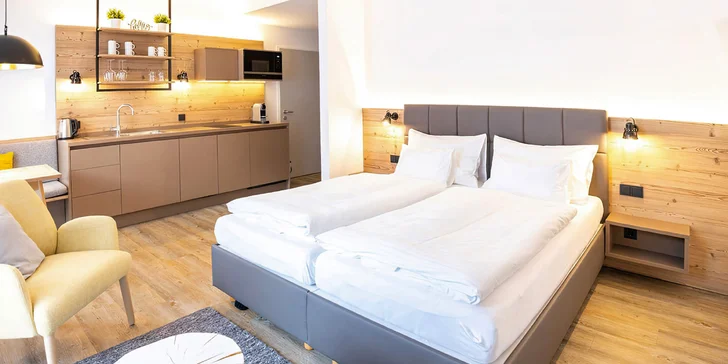 Ski opening v rakouském Hinterstoderu: ubytování bez jídla i s polopenzí, wellness, skipas a program v ceně