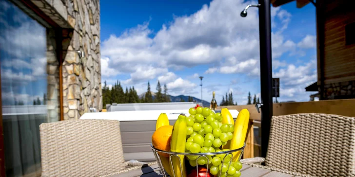 Zážitky na každém kroku v Jasné: chalet s privátní vířivkou přímo pod Chopkem