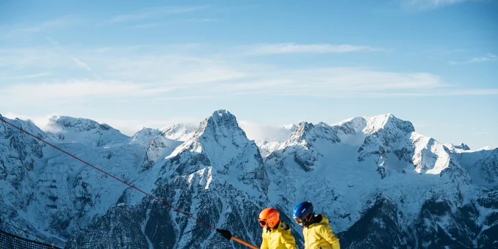 Ski opening v rakouském Hinterstoderu: ubytování bez jídla i s polopenzí, wellness, skipas a program v ceně