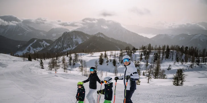 Ski opening v rakouském Hinterstoderu: ubytování bez jídla i s polopenzí, wellness, skipas a program v ceně