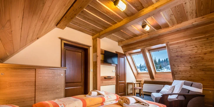 Pobyt v malebném penzionu ve Ždiaru se snídaní a možností privátního wellness