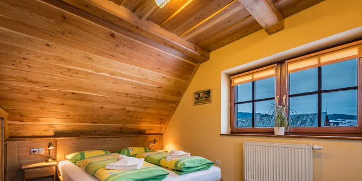 Pobyt v malebném penzionu ve Ždiaru se snídaní a možností privátního wellness