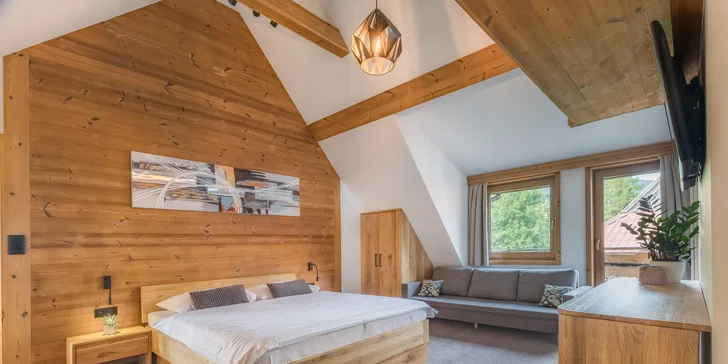 Pobyt v malebném penzionu ve Ždiaru se snídaní a možností privátního wellness