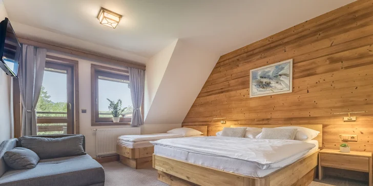 Pobyt v malebném penzionu ve Ždiaru se snídaní a možností privátního wellness