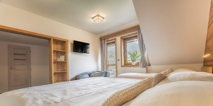 Pobyt v malebném penzionu ve Ždiaru se snídaní a možností privátního wellness