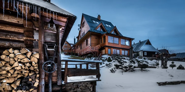 Pobyt v malebném penzionu ve Ždiaru se snídaní a možností privátního wellness