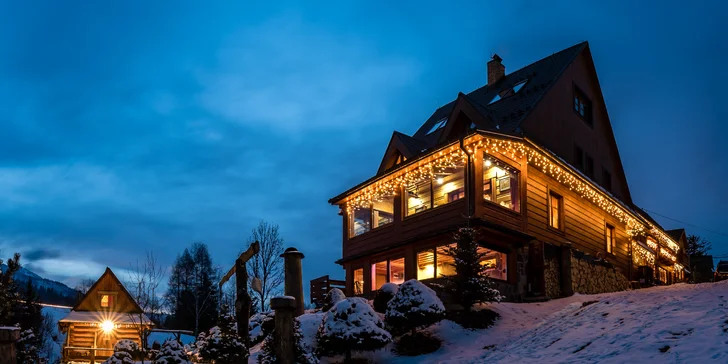 Pobyt v malebném penzionu ve Ždiaru se snídaní a možností privátního wellness