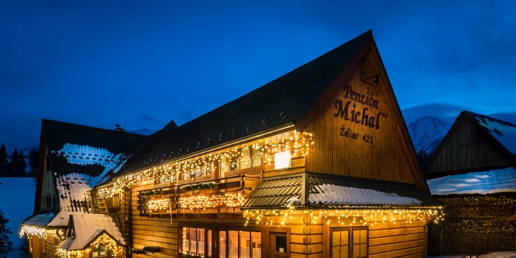 Pobyt v malebném penzionu ve Ždiaru se snídaní a možností privátního wellness