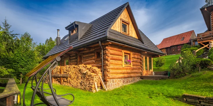 Ubytování v kouzelné chaloupce ve Ždiaru se snídaní a možností wellness