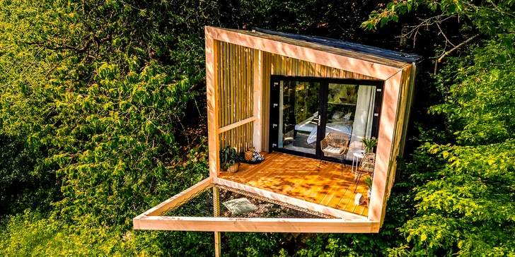 Luxusní designový domek spjatý s přírodou, varianta s boxem plným dobrot