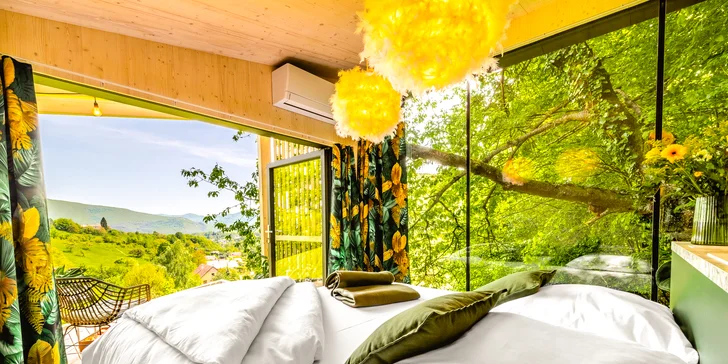 Luxusní designový domek spjatý s přírodou, varianta s boxem plným dobrot