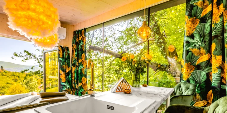 Luxusní designový domek spjatý s přírodou, varianta s boxem plným dobrot