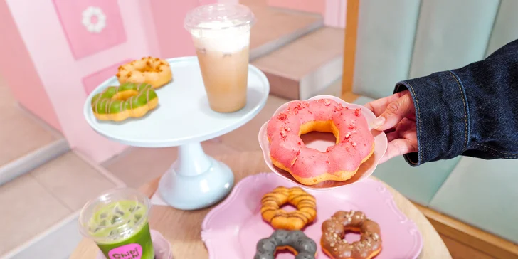 První mocchi donuty v Praze a k nim matcha drink pro 1 nebo 2 osoby