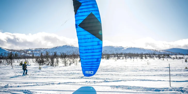 Zimní adrenalin: 1–⁠⁠⁠⁠⁠⁠2denní kurz snowkitingu se zkušenými instruktory