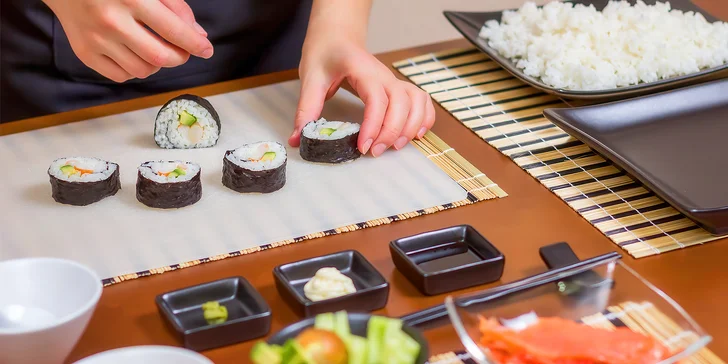 Speciální kurz přípravy sushi a poke bowls pro 1 nebo 2 osoby