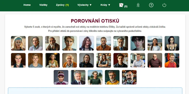Online detektivní hra: Vražda talentované běžkyně, vč. výslechů a analýzy stop