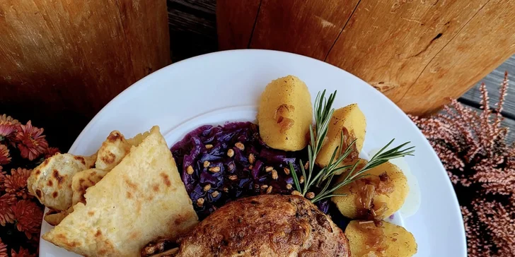 Moravský kras: nádherné ubytování v přírodě s polopenzí i vínem a privátním wellness