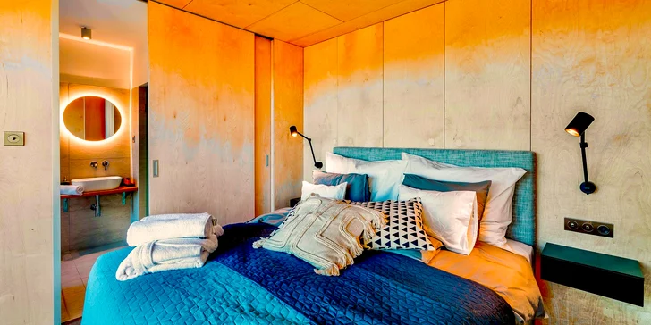 Výjimečný adult-friendly pobyt v designové chatce s privátní saunou a vířivkou