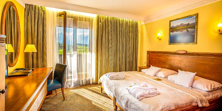 Luxusní pobyt ve Vysokých Tatrách: neomezený wellness, golf i polopenze