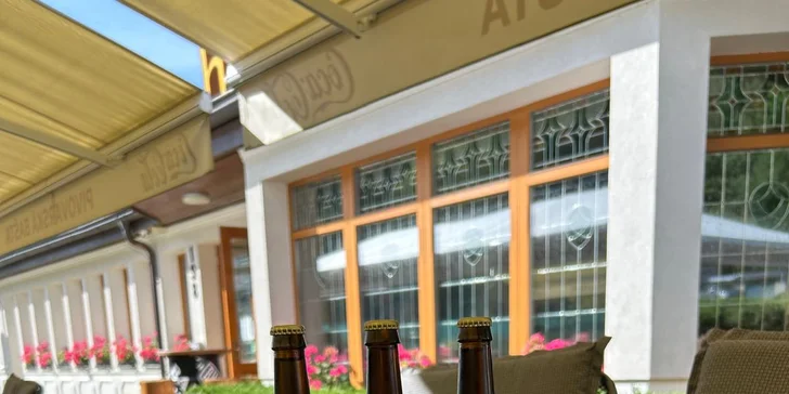 Hotel s pivovarem v Krkonoších: polopenze, exkurze i romantické večeře