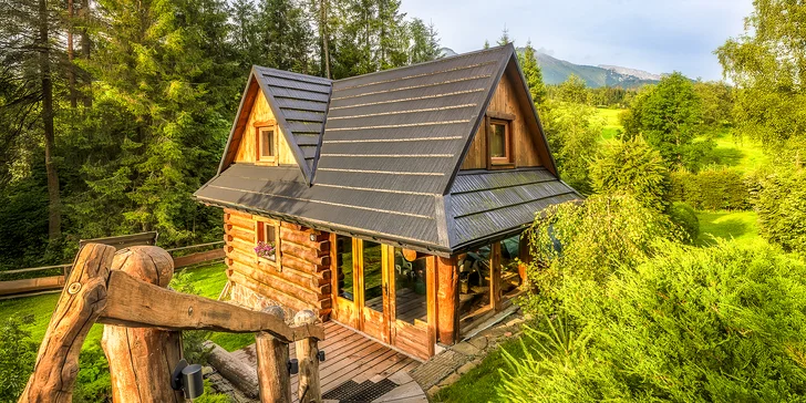 Ubytování v kouzelné chaloupce ve Ždiaru se snídaní a možností wellness