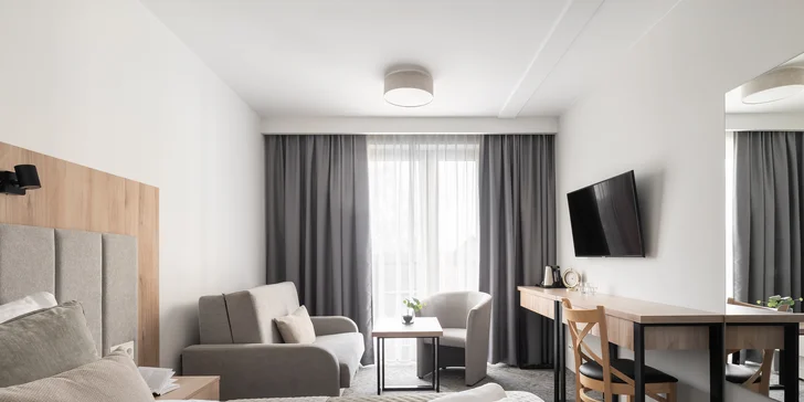 Pobyt v polské Łebě u Baltu: elegantní ubytování s plnou penzí a wellness