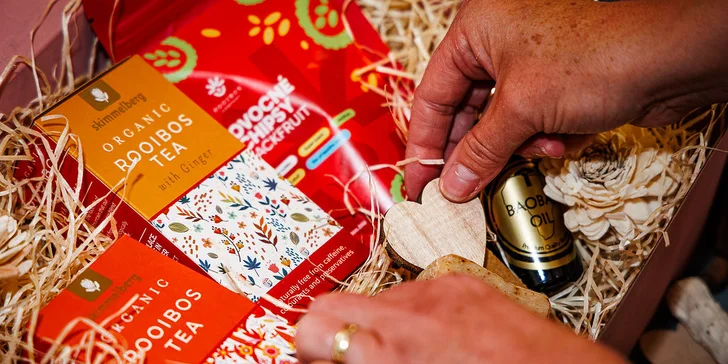 Voucher na 300–1 500 Kč do obchodu Rooibos Company: exotické čaje, káva a přírodní kosmetika