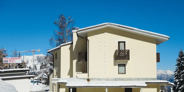 Za lyžovačkou na Monte Bondone: pobyt v apartmánech Residence Orizzonte*** vč. skipasu, 150 m od skiareálu