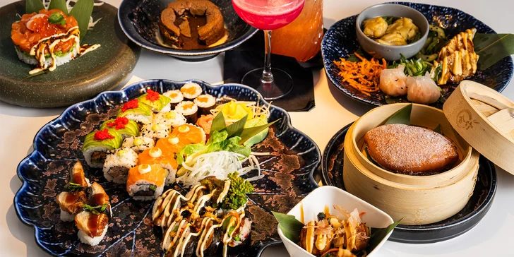 Gastronomická cesta po Asii: menu dle výběru vč. amuse bouche a welcome drinku