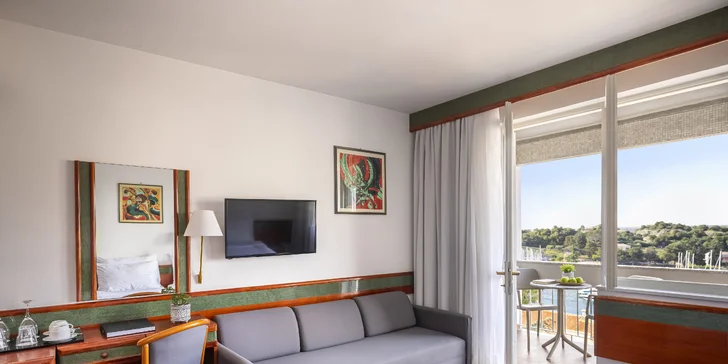 Istrie: 4* hotel s bazénem a wellness, skvělá poloha u pláže i dobré jídlo