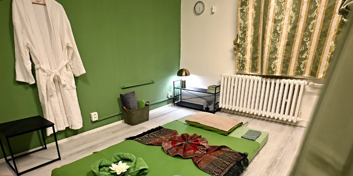 Párová thajská masáž dle výběru: tradiční, olejová nebo hloubková, 60 i 90 minut