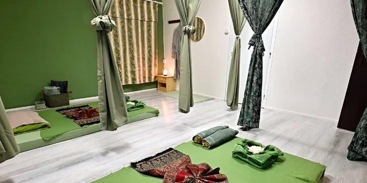 Párová thajská masáž dle výběru: tradiční, olejová nebo hloubková, 60 i 90 minut